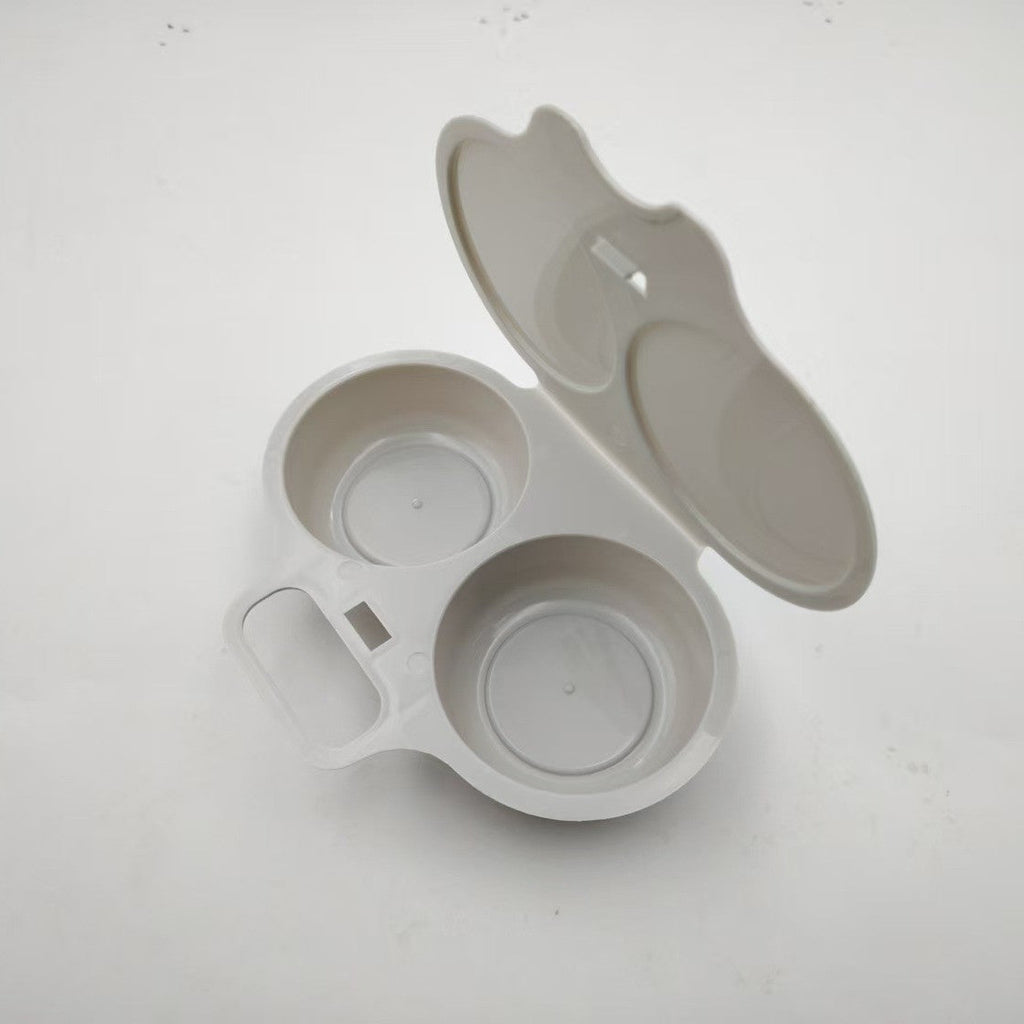 🥳2026 HOT SALE🥳💞50K+ SOLD! 🥗🎁 BUY 1 GET 1 FREE!  Microwave Egg Poacher –  Dual‑cavity, non‑stick & easy clean. Healthier than frying 🏠✅