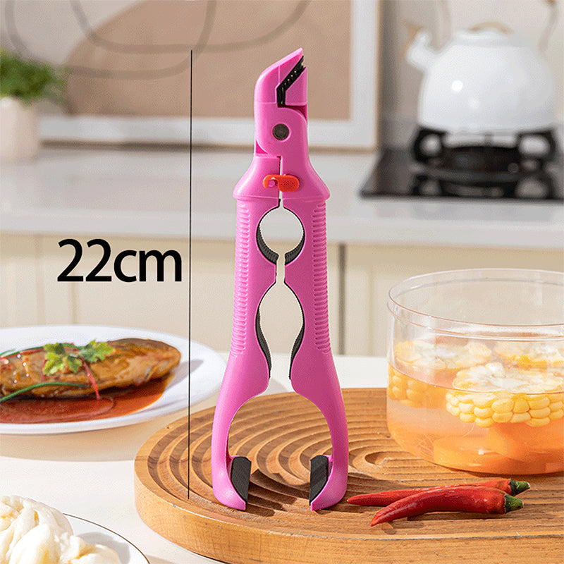 🍽️ 3-in-1 Silicone Bowl & Plate Clamp | 🍲LAST DAY 50% OFF!! | Non-Slip Grip for Food Storage & Transport | Final Chance Kitchen Helper Gift 🎅✨