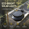 Outdoor Waterproof Solar LED Gutter Wall Lights